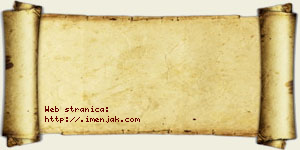 Mina Sladojević vizit kartica